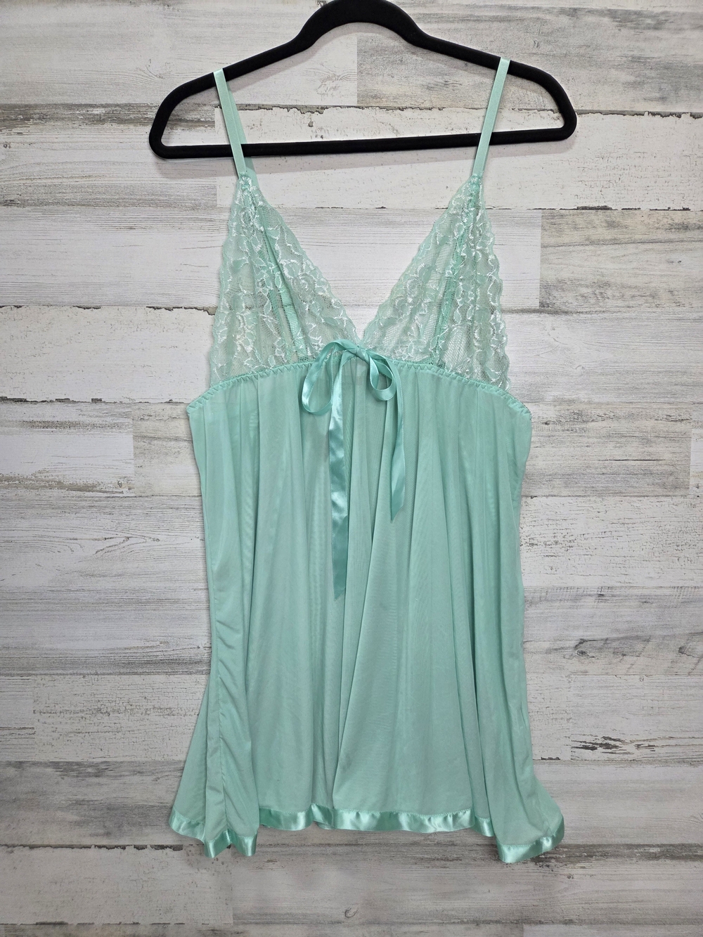 Plus Sheer Lace Babydoll Lingerie Dress Size XXL